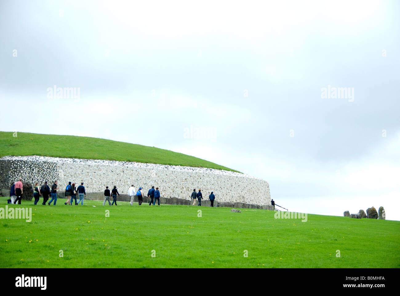 Irland - newgrange Stockfoto