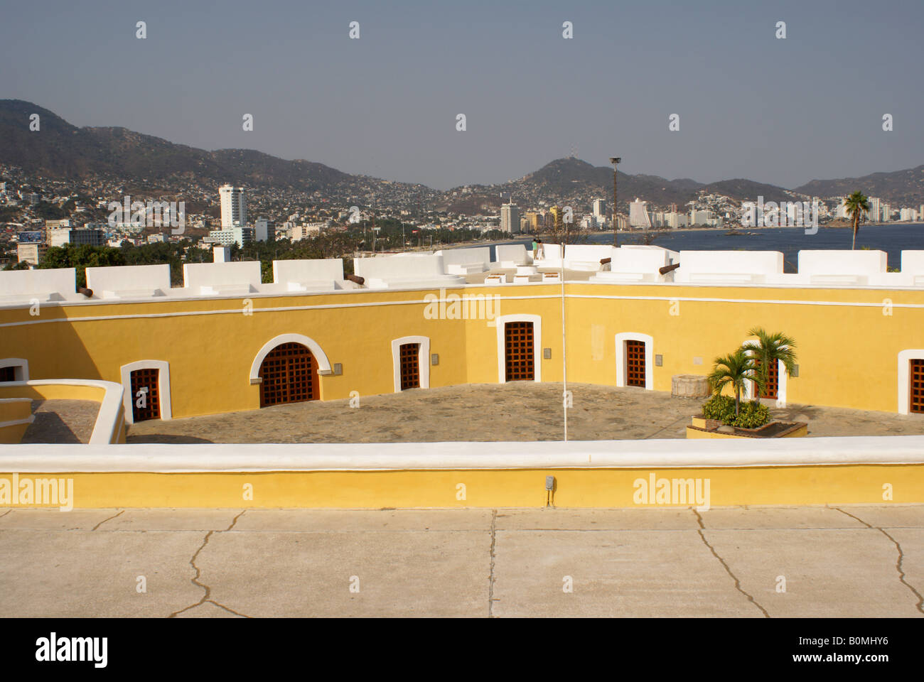 Innenhof des Fuerte San Diego Fort, Acapulco, Mexiko Stockfoto