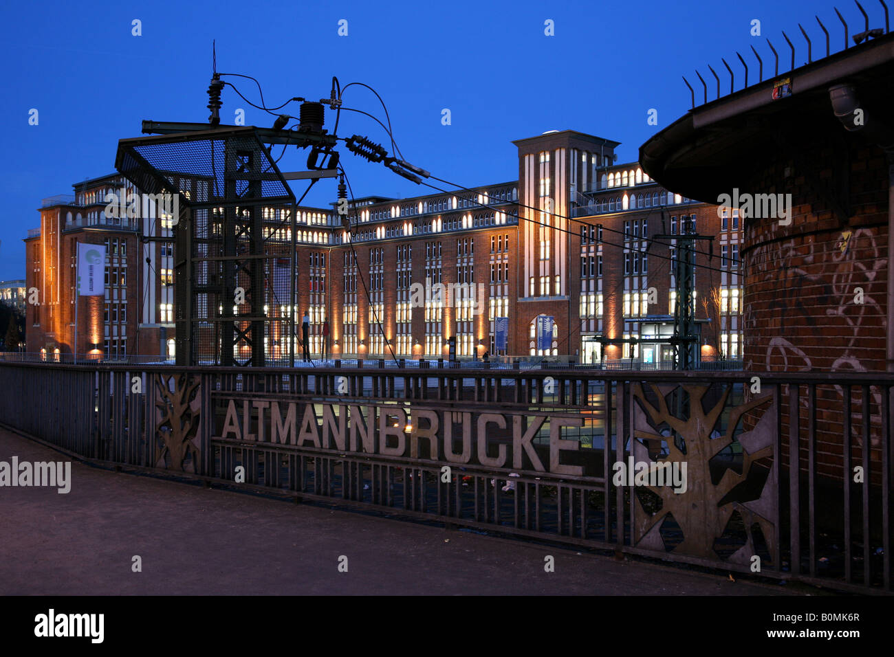 Die renovierten historischen Bürogebäude Huehnerposten in Hamburg, Deutschland Stockfoto