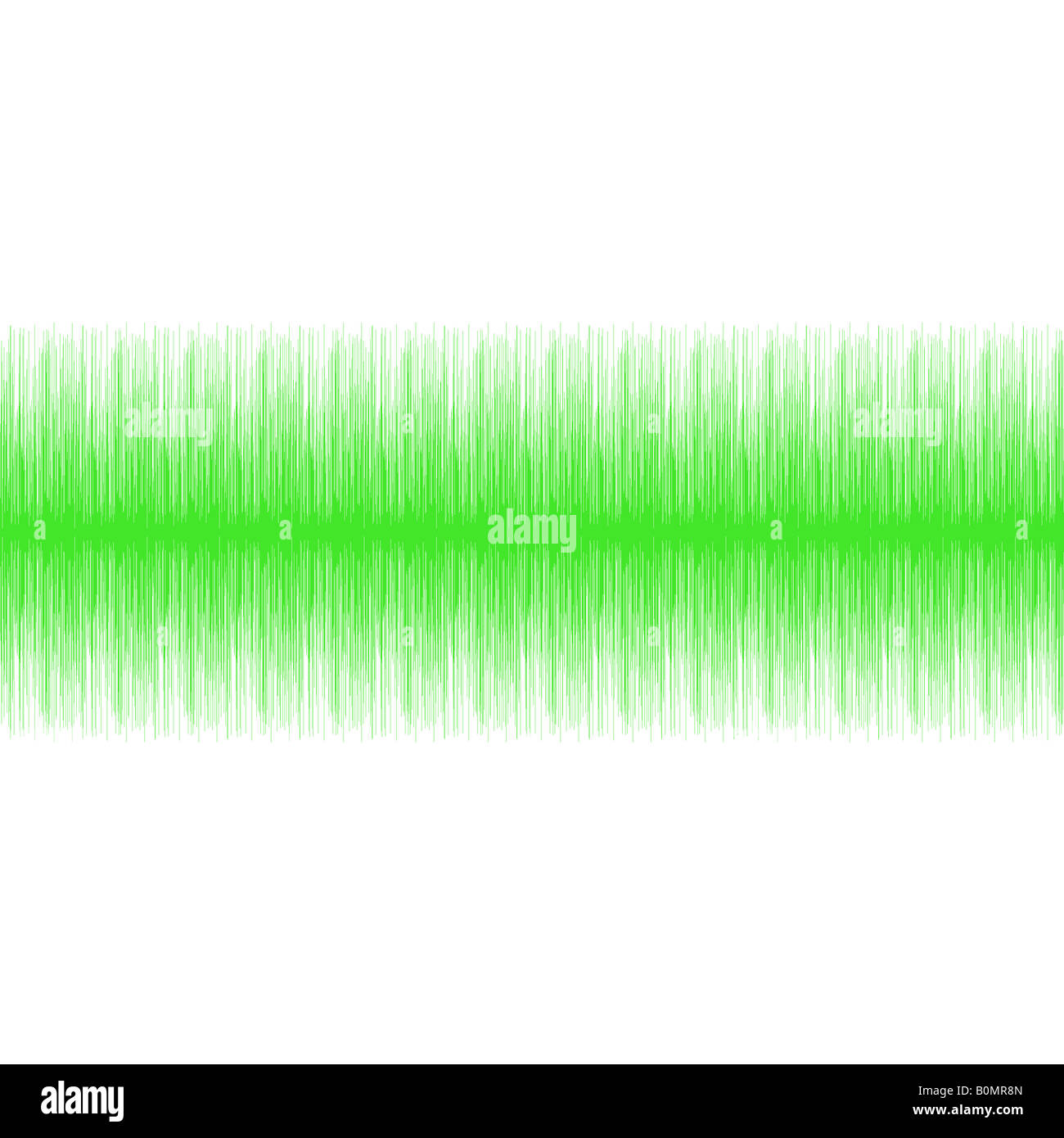 Audio-grüne Welle Stockfoto