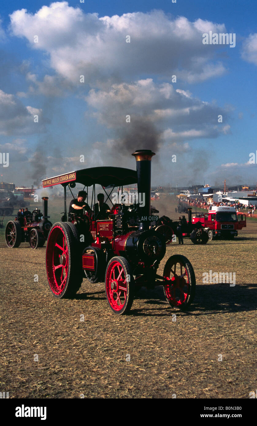 Burrell Dampf Traktor Harry im Ehrenring bei der Great Dorset Steam Fair Stockfoto
