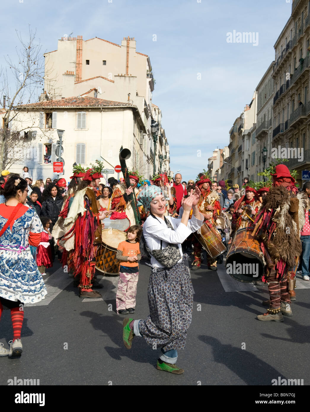 Carnaval de Noailles Marseille Stockfoto