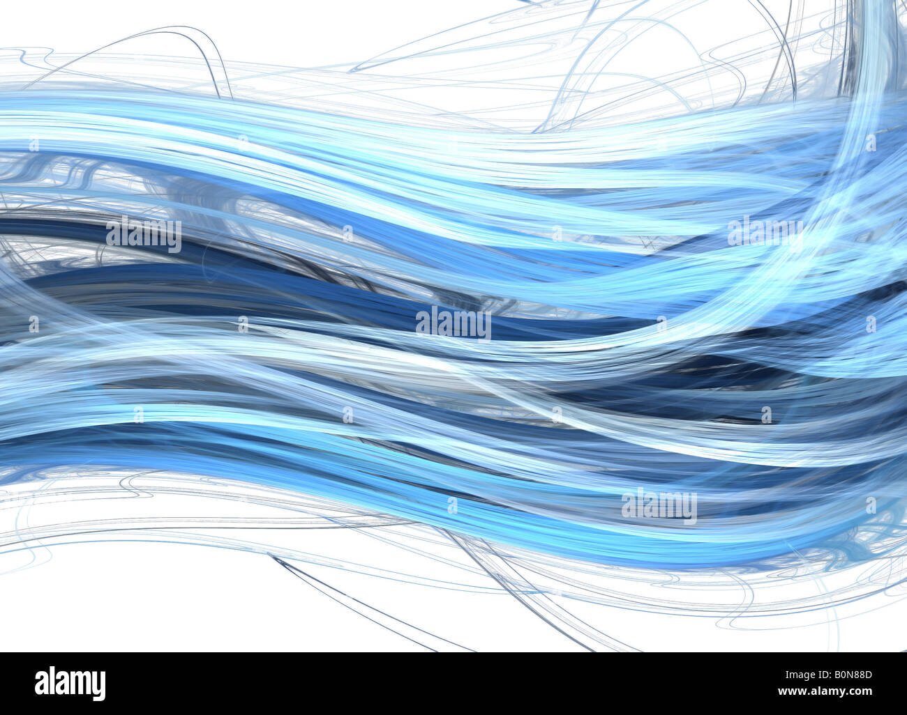 Blue marine Wellen Stockfoto