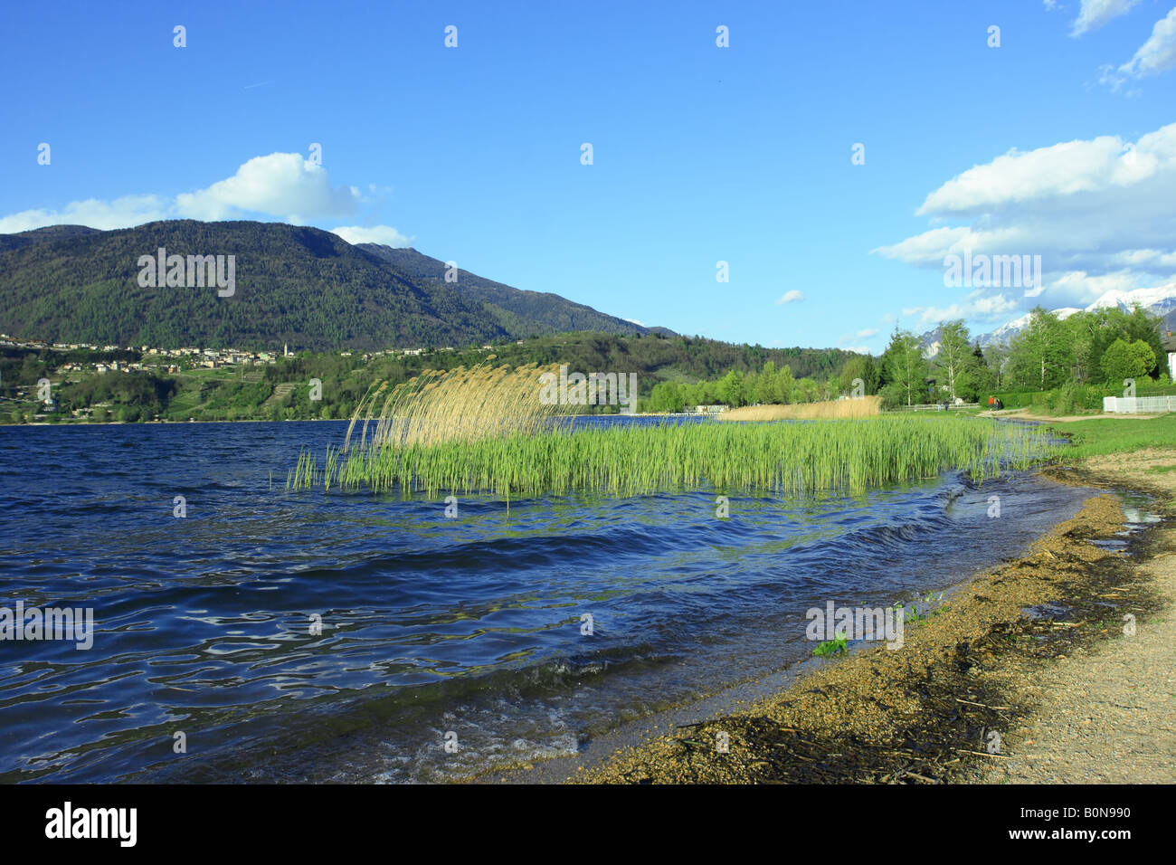 Caldonazzo See Stockfoto