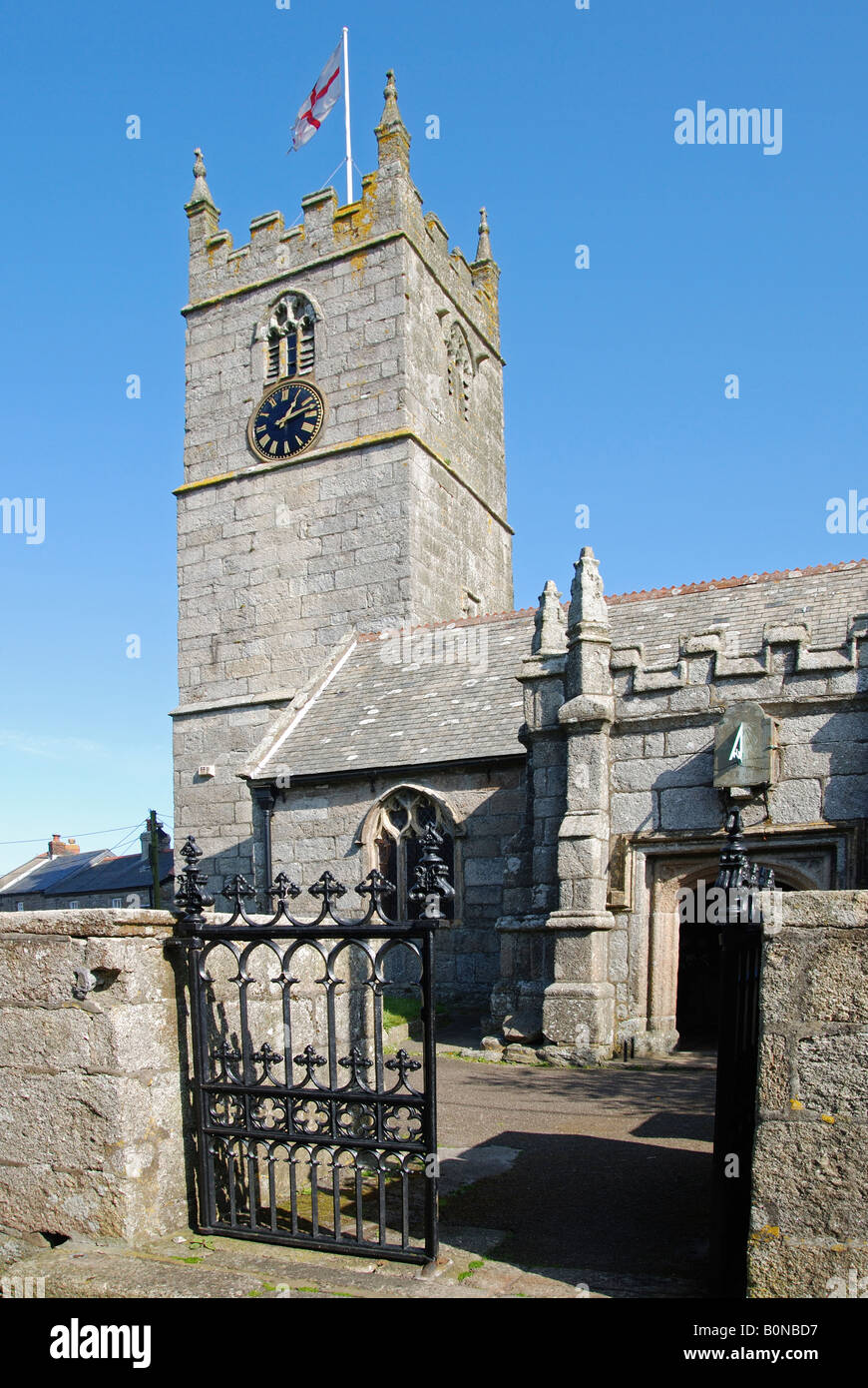 St.just Pfarrkirche in Penwith, Cornwall, england Stockfoto