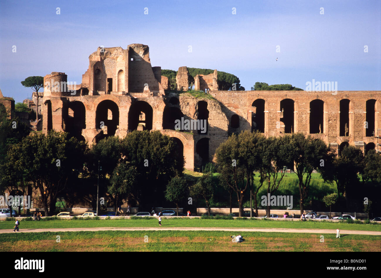 Palatin, Circo Massimo, Rom, Latium, Italien Stockfoto