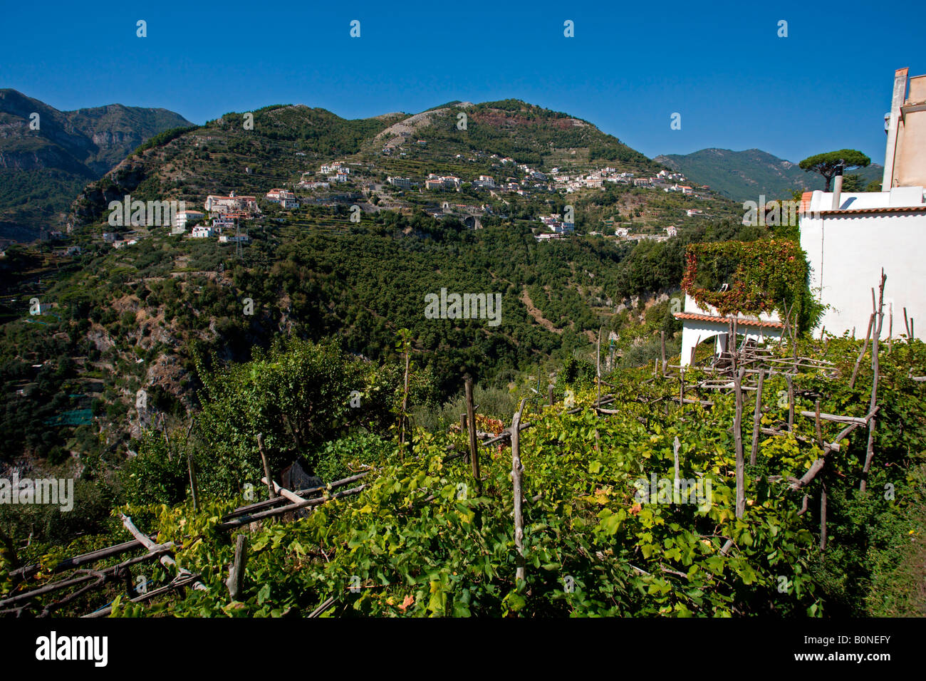 Amalfi-Küste: Ravello anzeigen Stockfoto