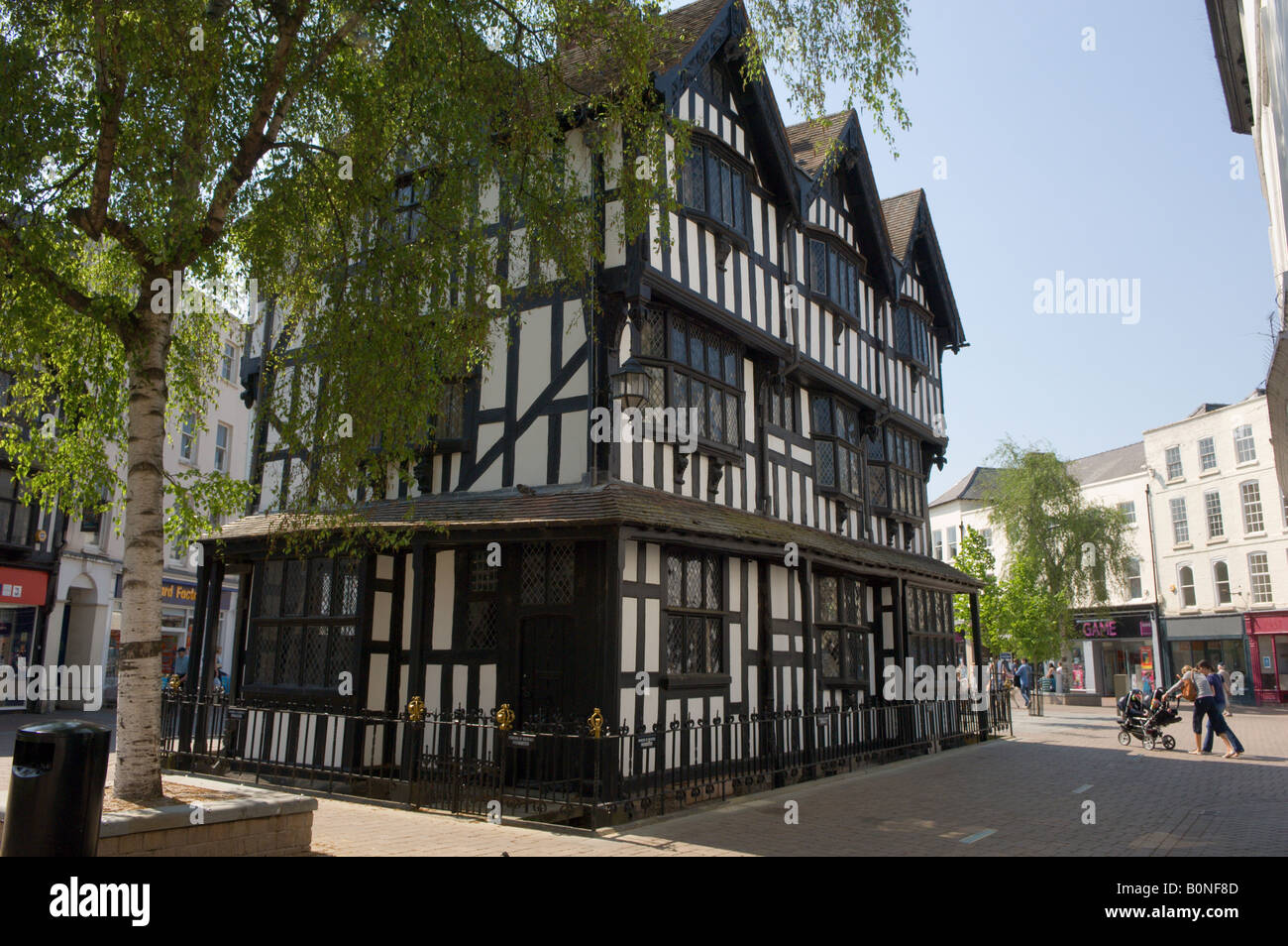 Old Town House Museum Hereford City Herefordshire Vereinigtes Königreich Stockfoto