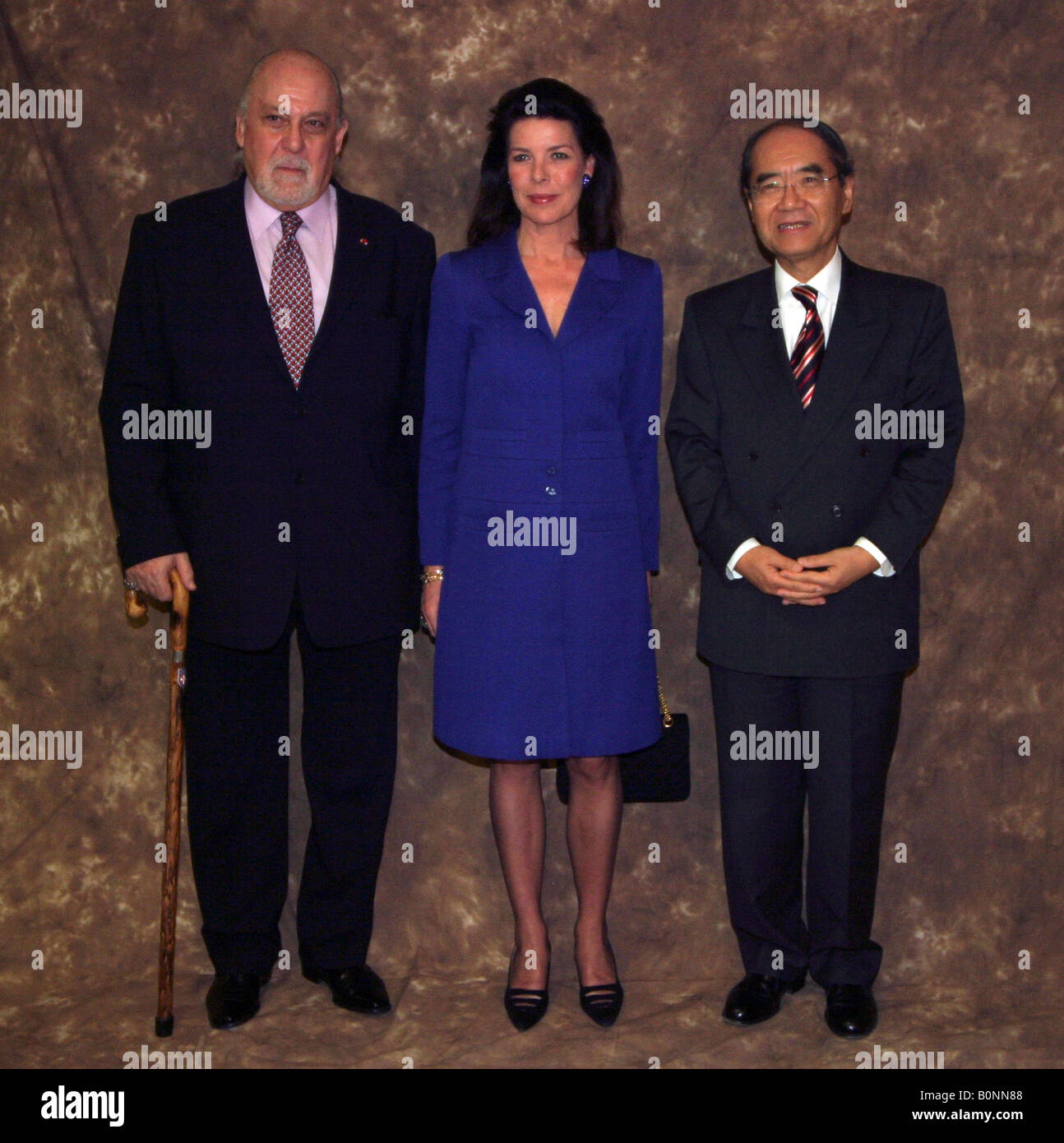 Sheikh Ghassan ich SHAKER ihre Königliche Hoheit die Prinzessin von Hannover Koichiro Matsuura Generaldirektor der UNESCO Stockfoto