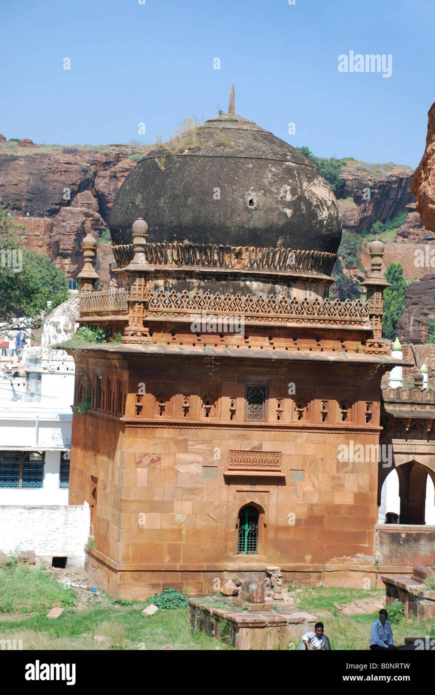 Masjid, Badami, Karnataka, Indien Stockfoto