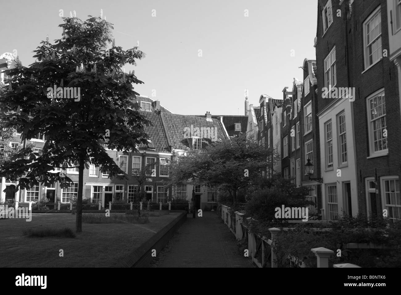 Begijnhof Amsterdam, Holland Stockfoto