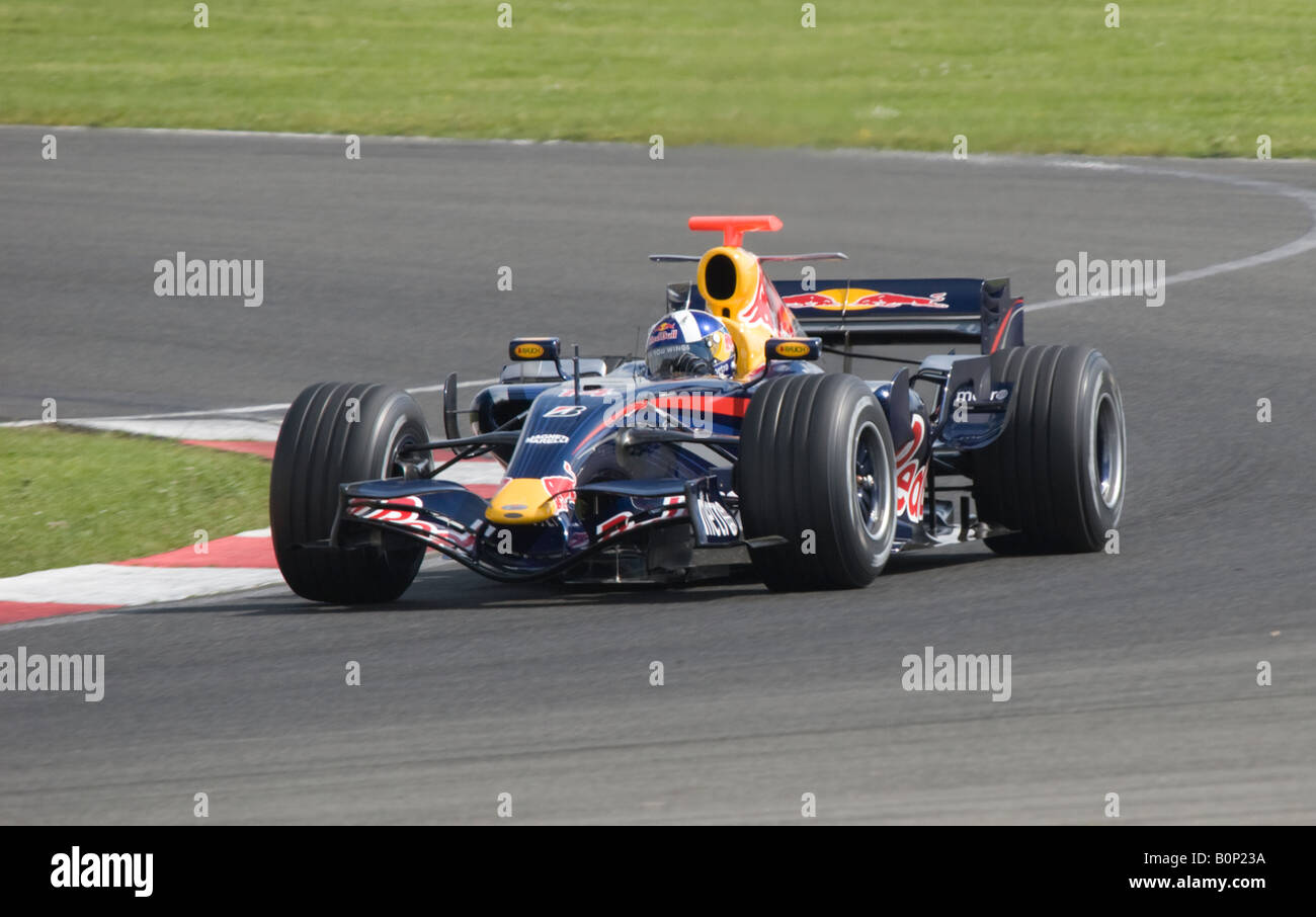 DC Test in Silverstone Juni 2007 mit Red Bull Racing F1 team Stockfoto