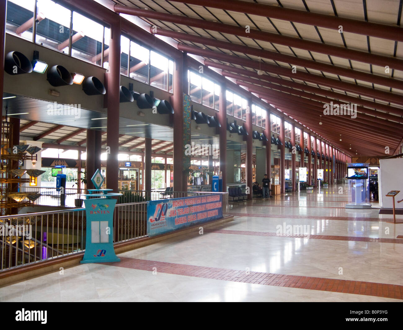 Soekarno-Hatta International Airport, Jakarta, Java, Indonesien Stockfoto