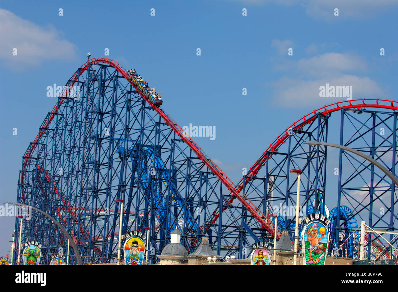 Pepsi Max Big One in der Pleasure Beach Blackpool in Lancashire Stockfoto