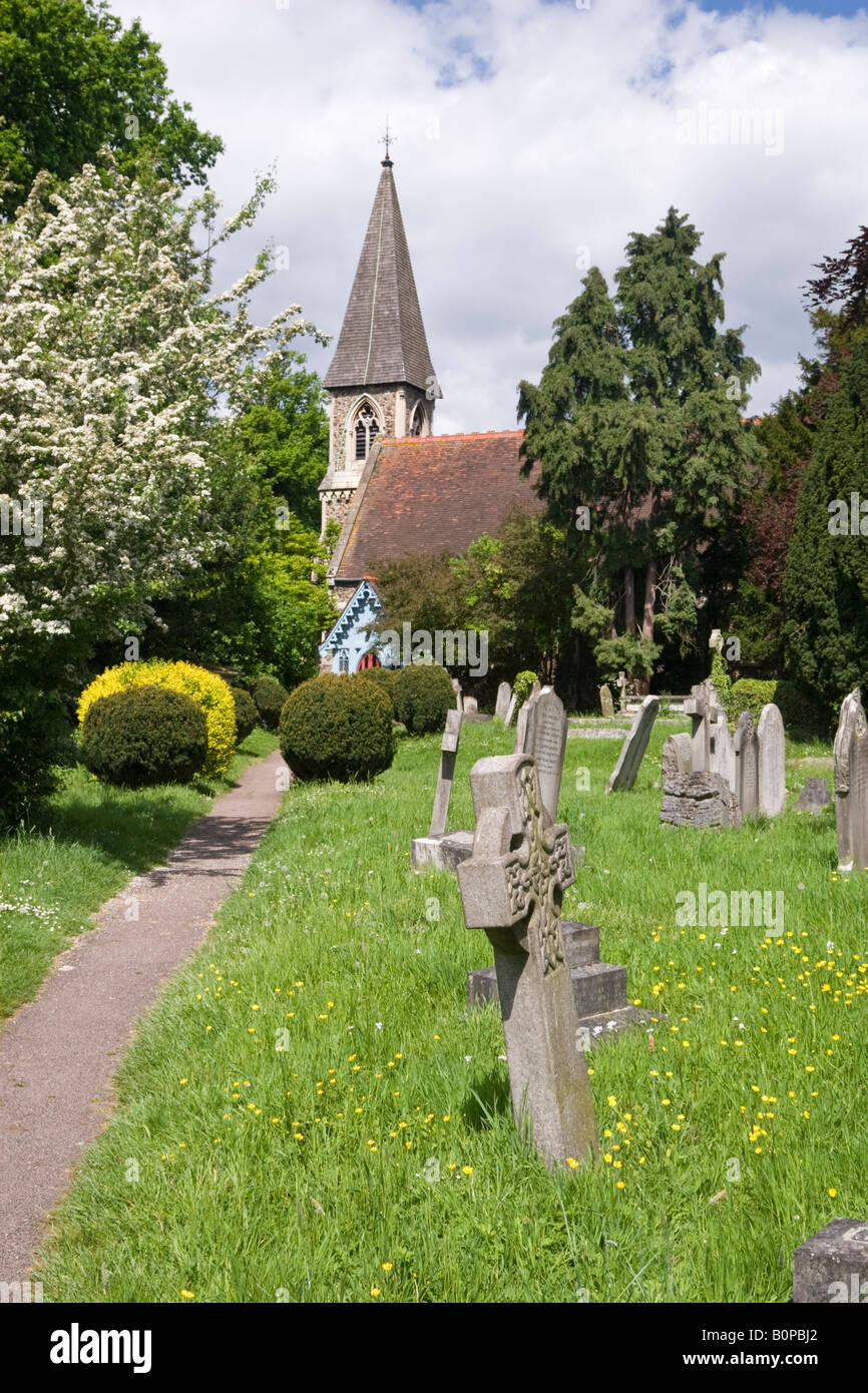 Friern Barnet Pfarrkirche Stockfoto