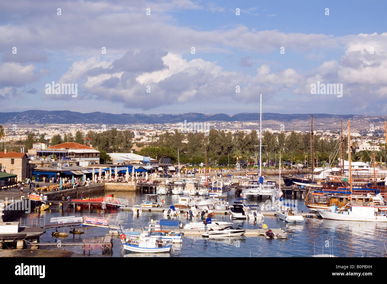 Hafen Pafos, Zypern Stockfoto