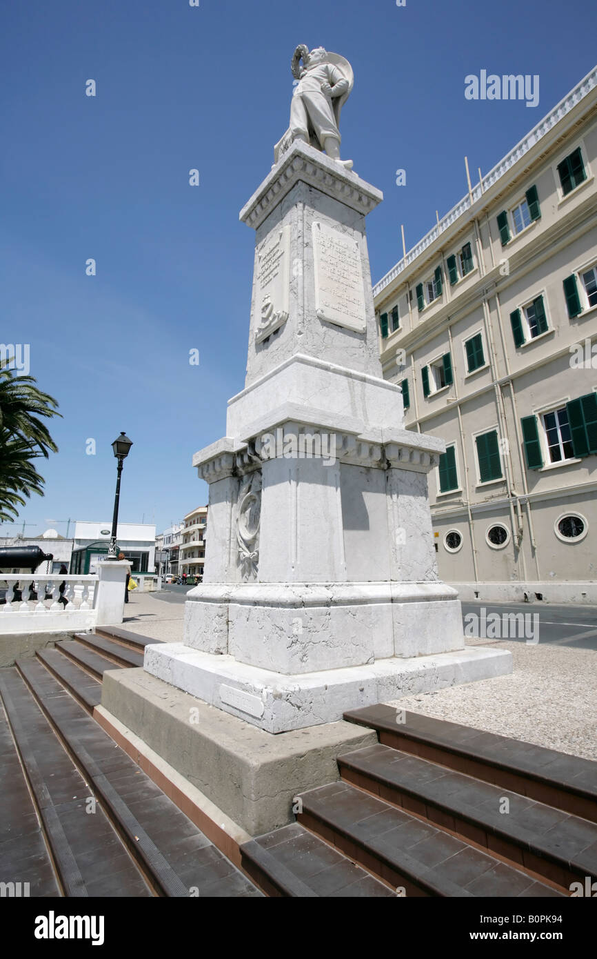 Gibraltar s Gedenkstein an den ersten Weltkrieg Stockfoto