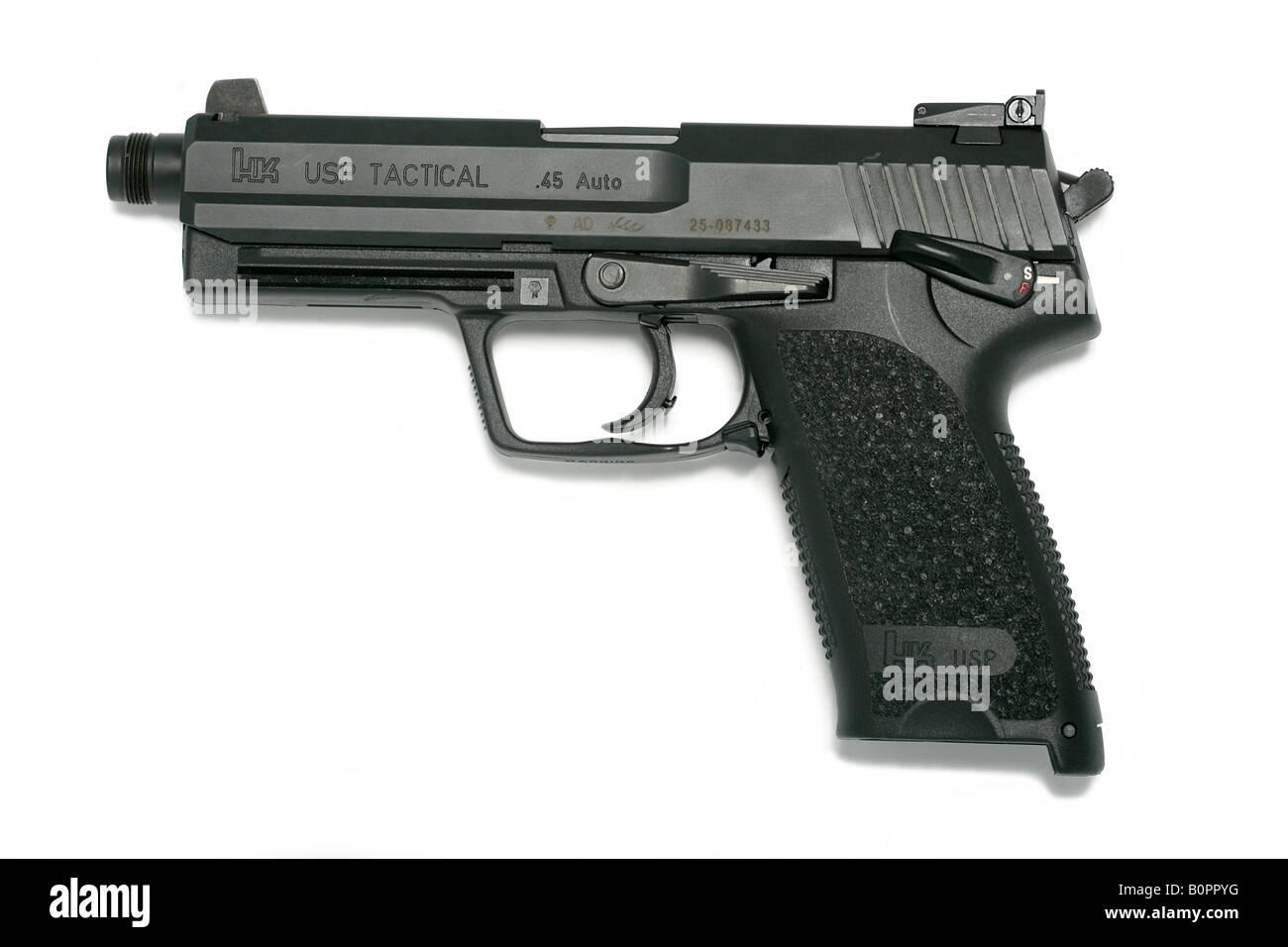 HK USP TACTIKAL 45 Auto Hangun Hand Pistole Pistole Stockfoto