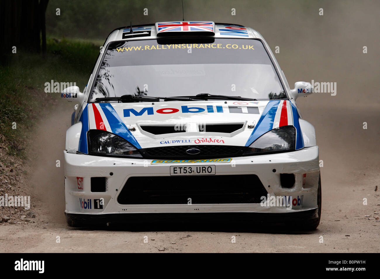 Ford Focus Rally Auto Goodwood Festival Of Speed West Sussex Stockfoto