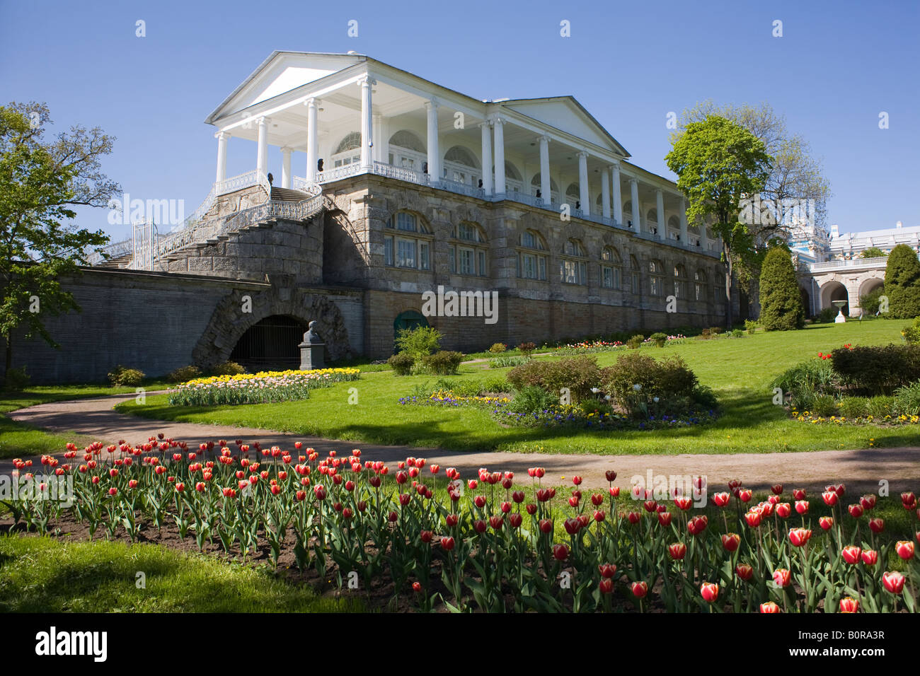 Der Cameron-Galerie, Puschkin (Zarskoje Selo), Russland. Stockfoto