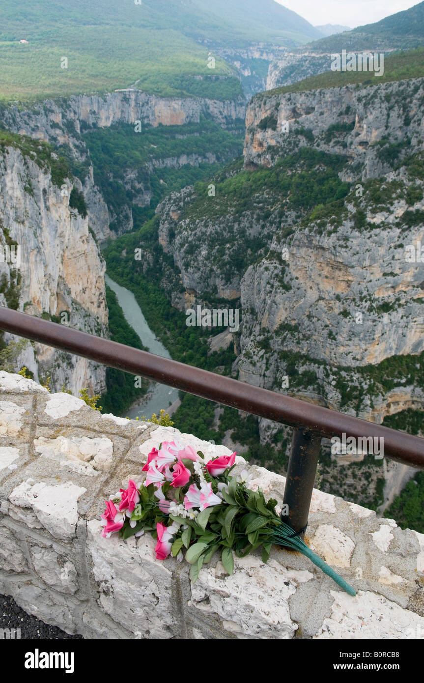 Lovers leap, gorge du Verdon, Grand Canyon, Frankreich Französisch Stockfoto