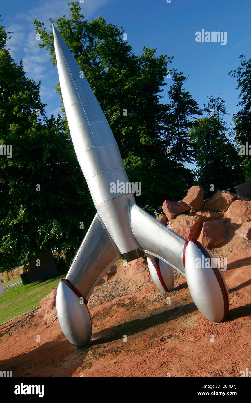Auf Mass gefertigt Rakete in der Cartier "Style et Luxe" Anzeige beim Goodwood Festival of Speed, Sussex, UK. Stockfoto