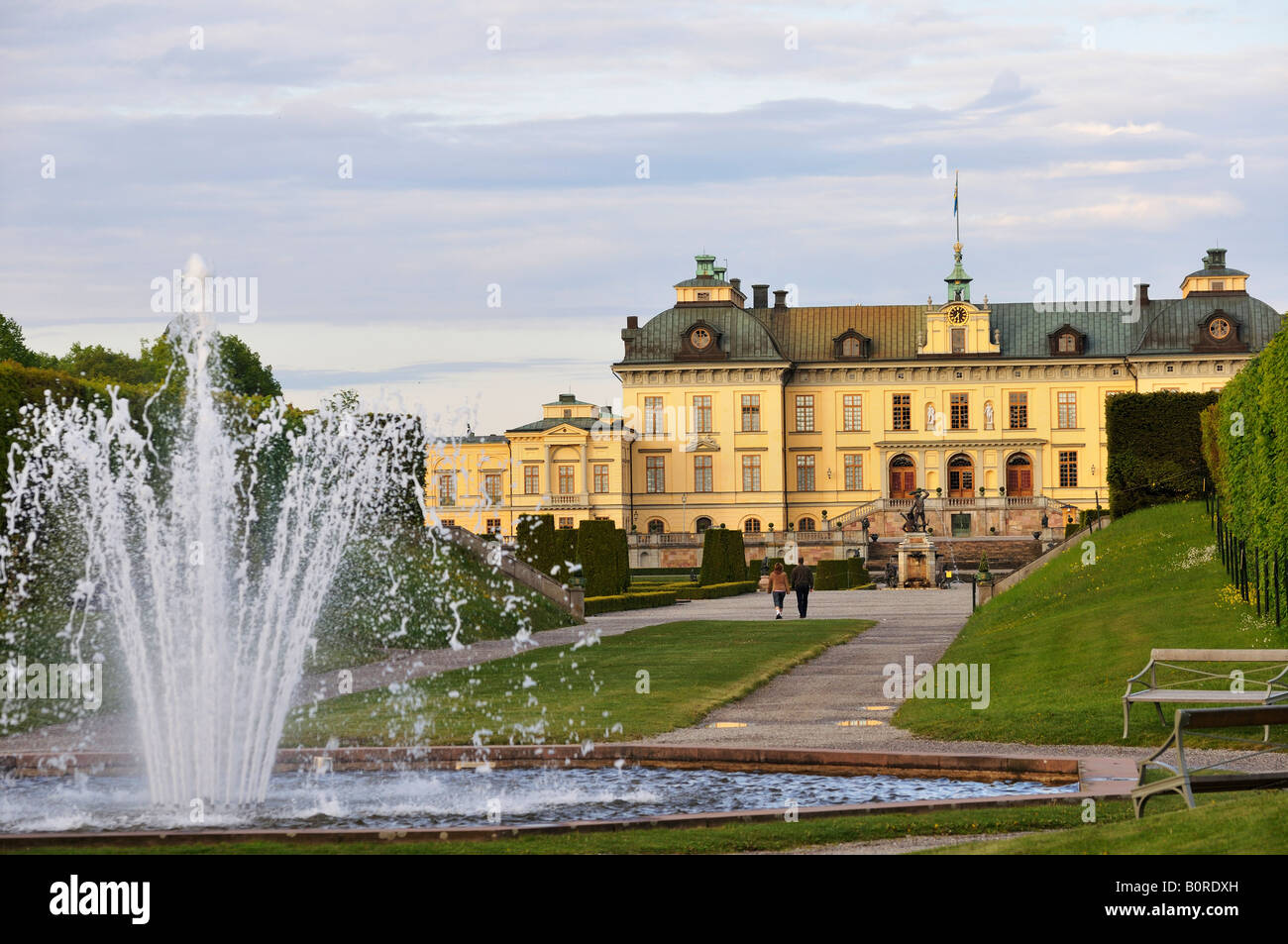 Drottningholm Palast UNESCO World Heritage Stockholm Schweden Mai 2008 Stockfoto