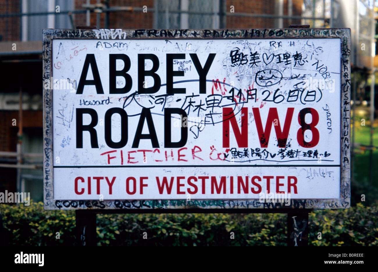 Abbey Road, London, England Stockfoto