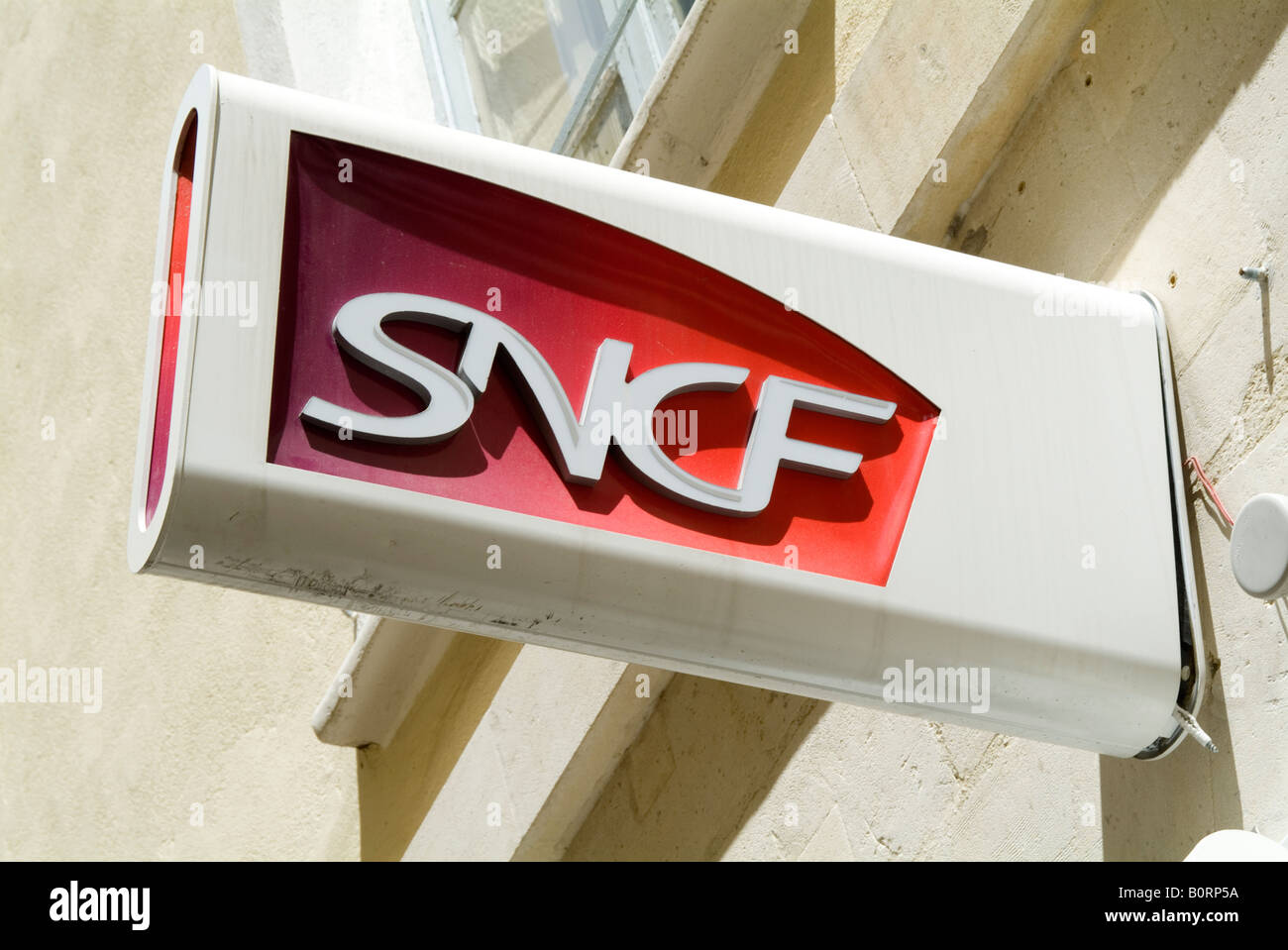 SNCF Französisch Frankreich Eisenbahn Zug Operator nationised Railnetworkrail Netzwerk Stockfoto