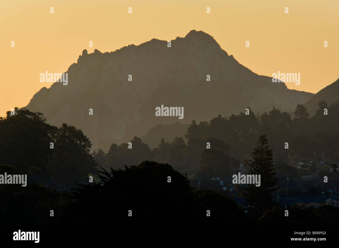 Cerro Cabrillo bei Sonnenaufgang Morro Bay, Kalifornien Stockfoto