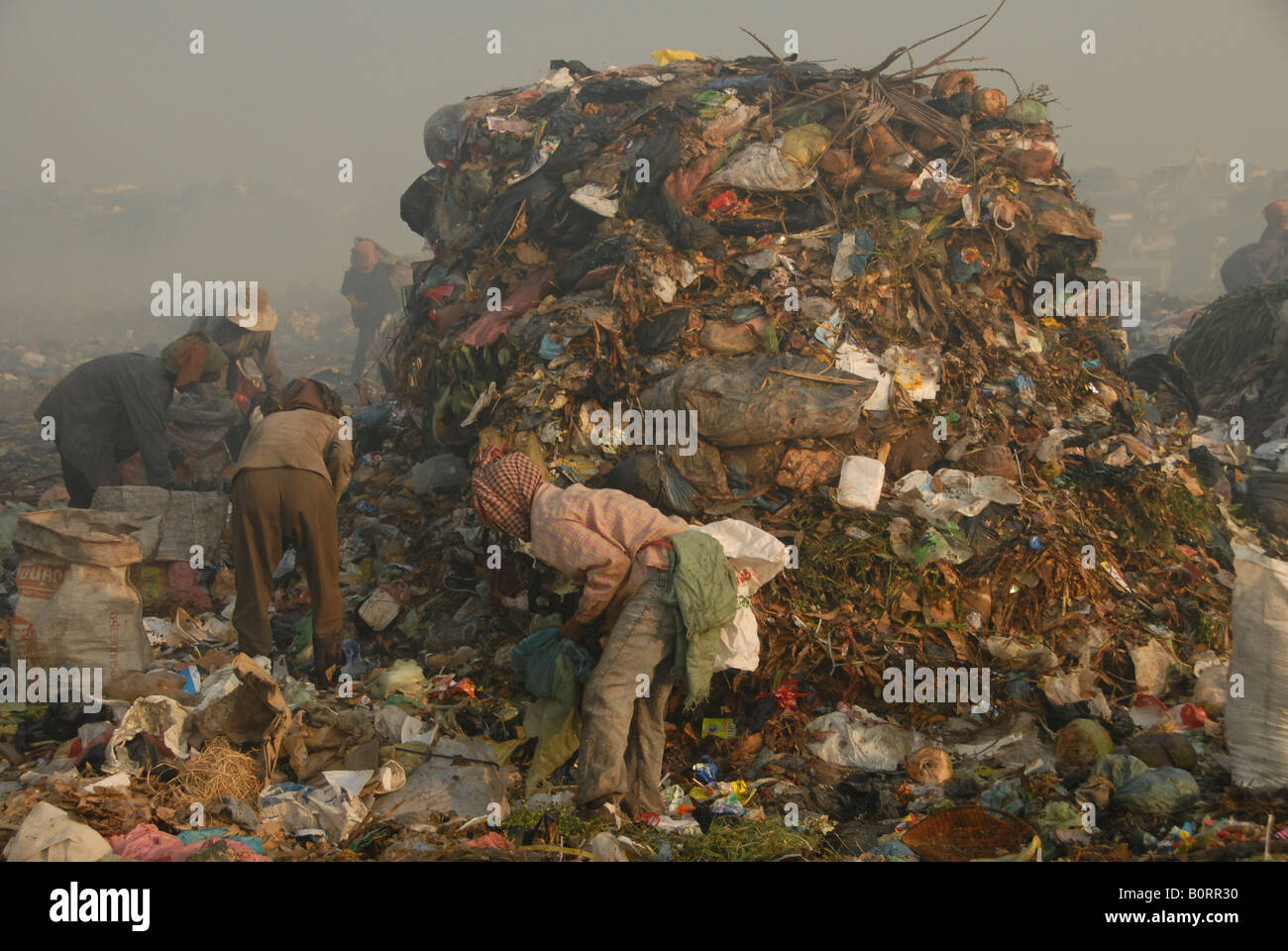 stung Meanchey Müllkippe, Phnom Penh, Kambodscha Stockfoto