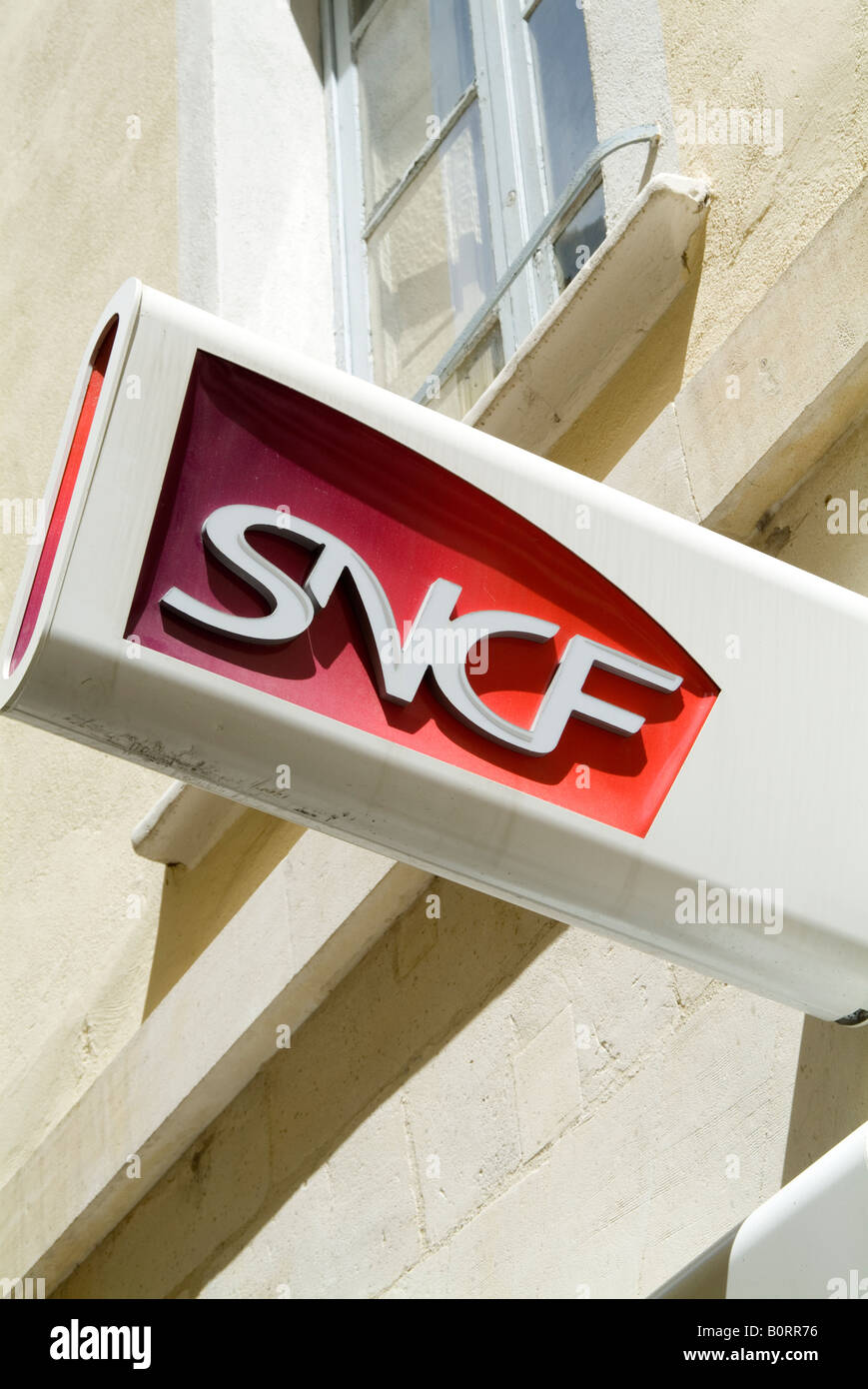 SNCF Französisch Frankreich Eisenbahn Zug Operator nationised Railnetworkrail Netzwerk Stockfoto