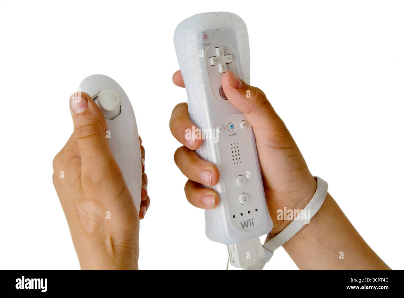 Nintendo Wii Spiel Zubehör Spielzeug Computer Spiel video Mobilteil gamer Gaming-Spielzeug spielen, contro Stockfoto