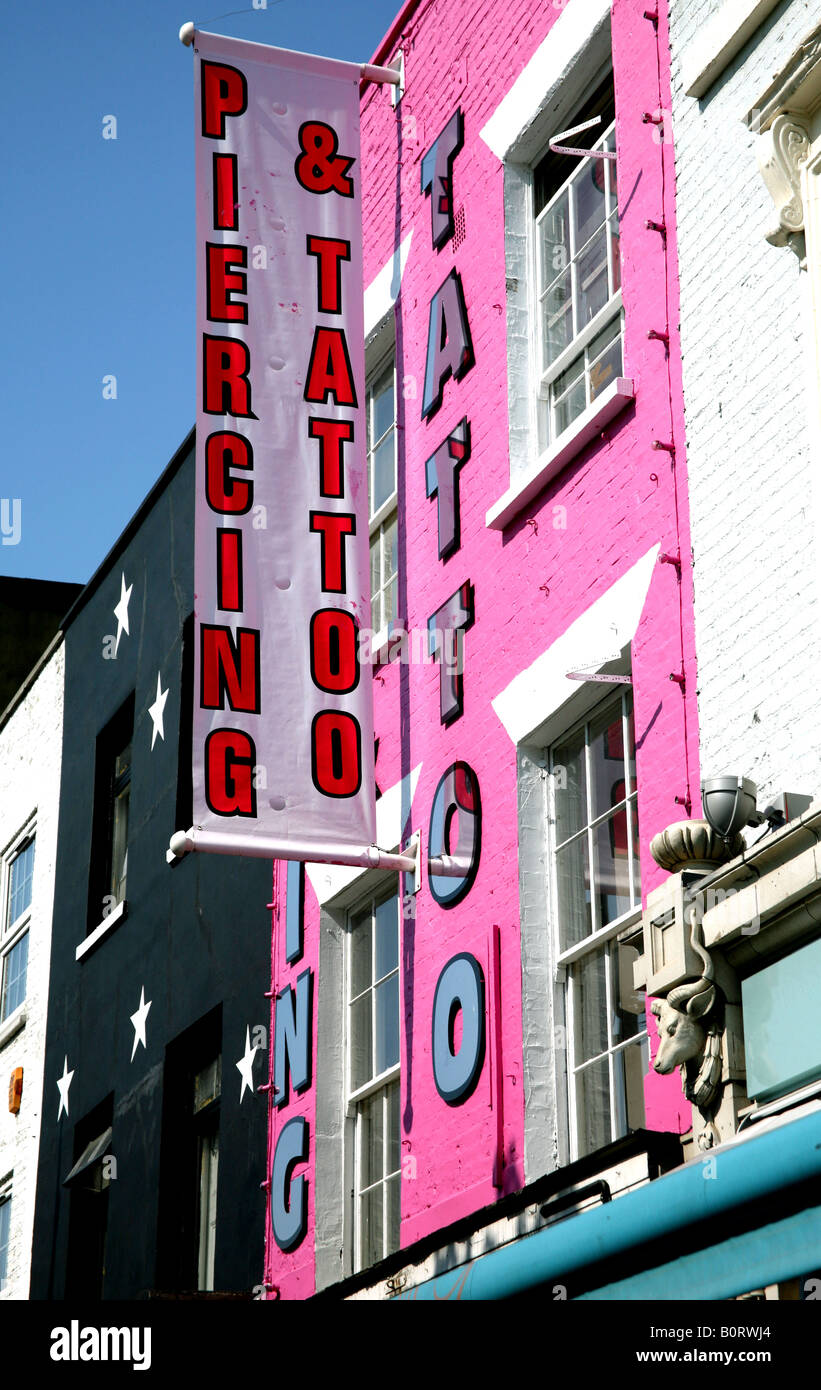 Piercing studio camden town london Fotos und Bildmaterial in hoher