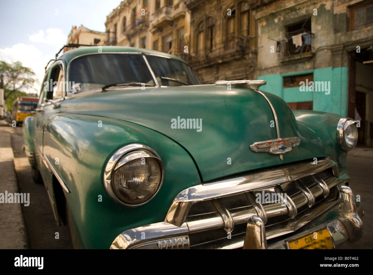 Kuba, alte Autos Stockfoto