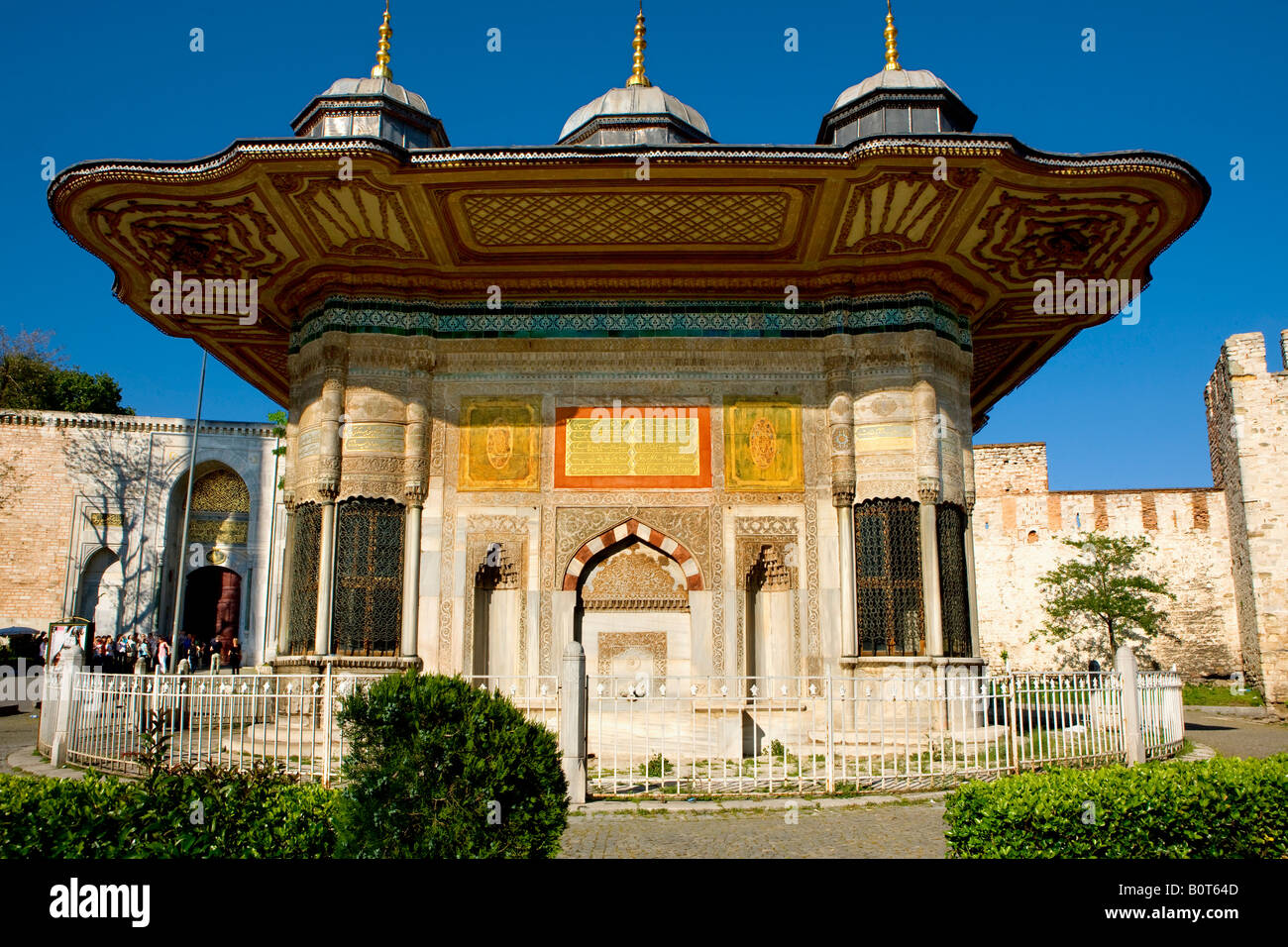 Ahmet III-Brunnen in der Nähe von Topkapi Palast Istanbul Stockfoto