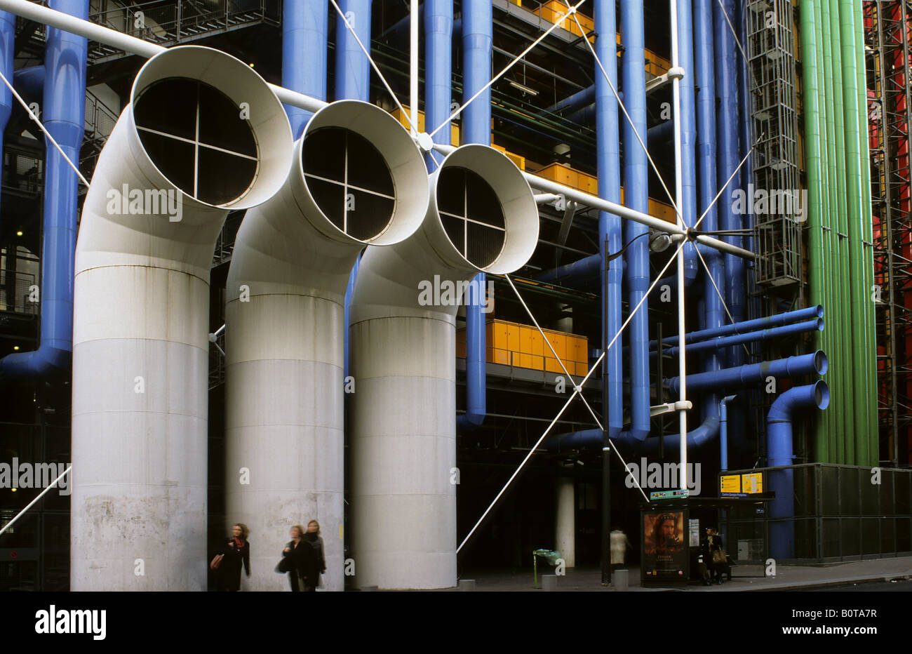 Centre Pompidou, Paris, Frankreich Stockfoto
