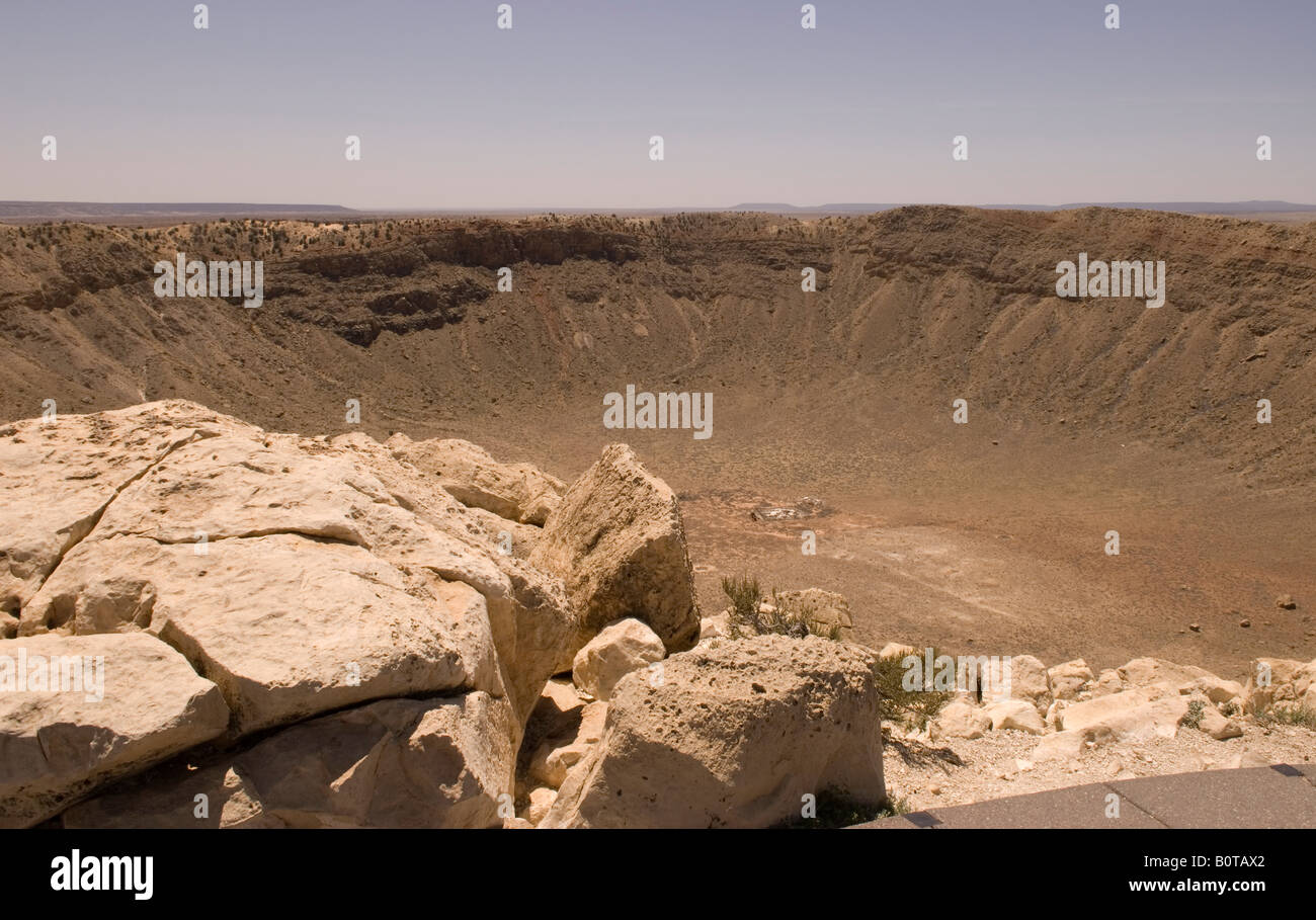 Meteor-Krater Arizona USA Stockfoto