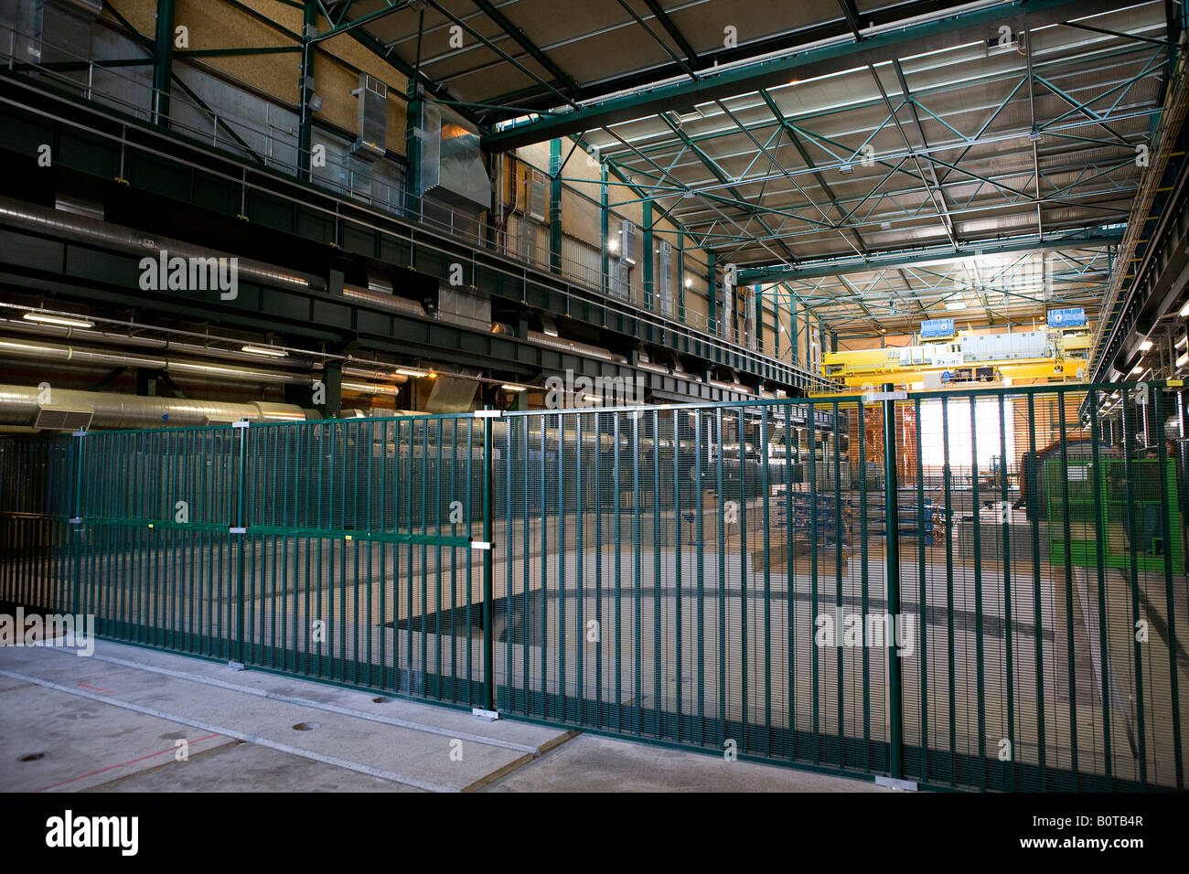 CERN Großes Hadron Collider Gebäude Stockfoto