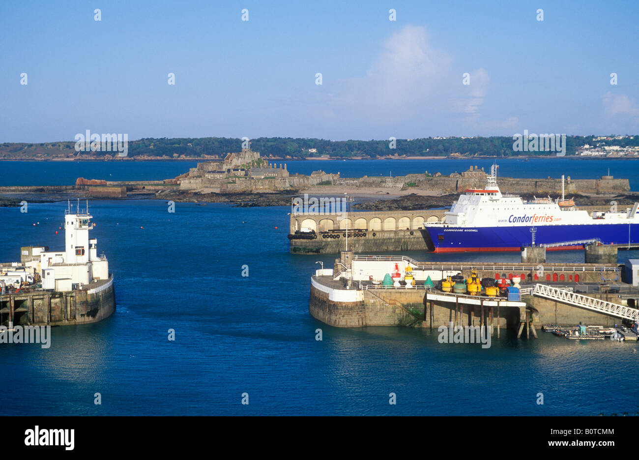 Elizabeth Castle, St. Helier, Jersey-Insel Stockfoto