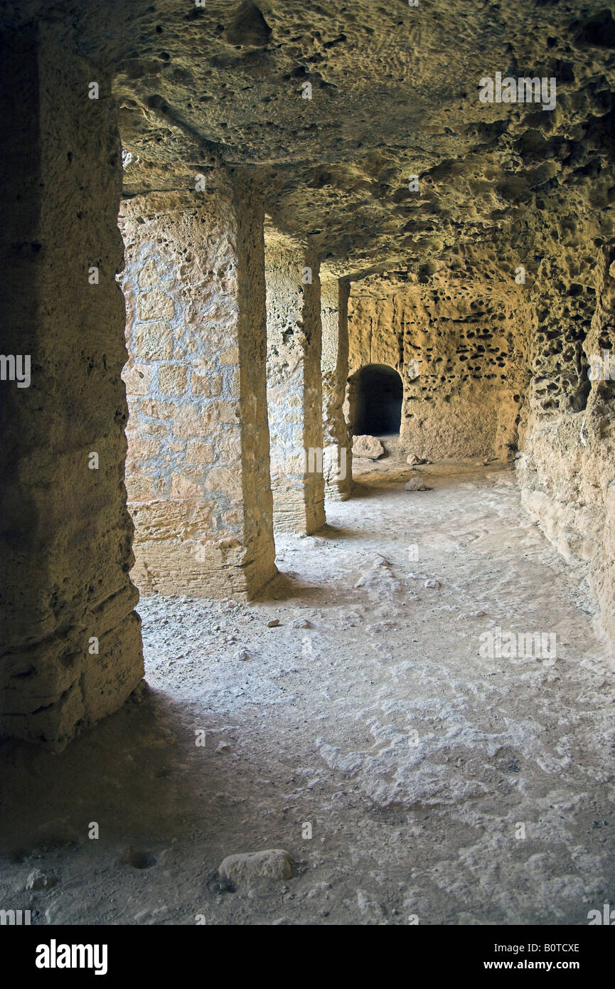 Gräber der Könige Paphos Zypern Stockfoto