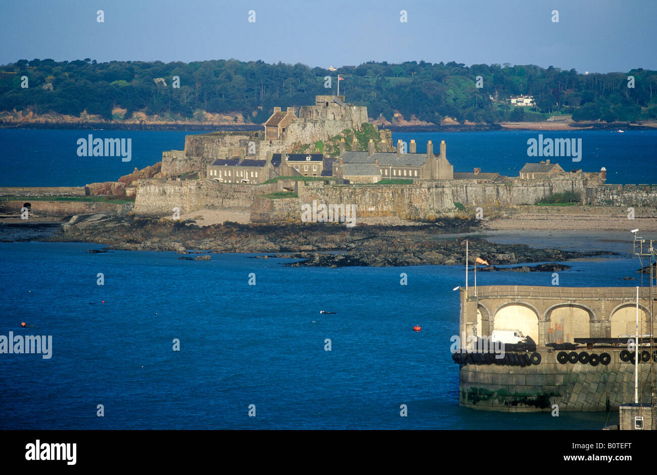 Elizabeth Castle, St. Helier, Jersey-Insel Stockfoto