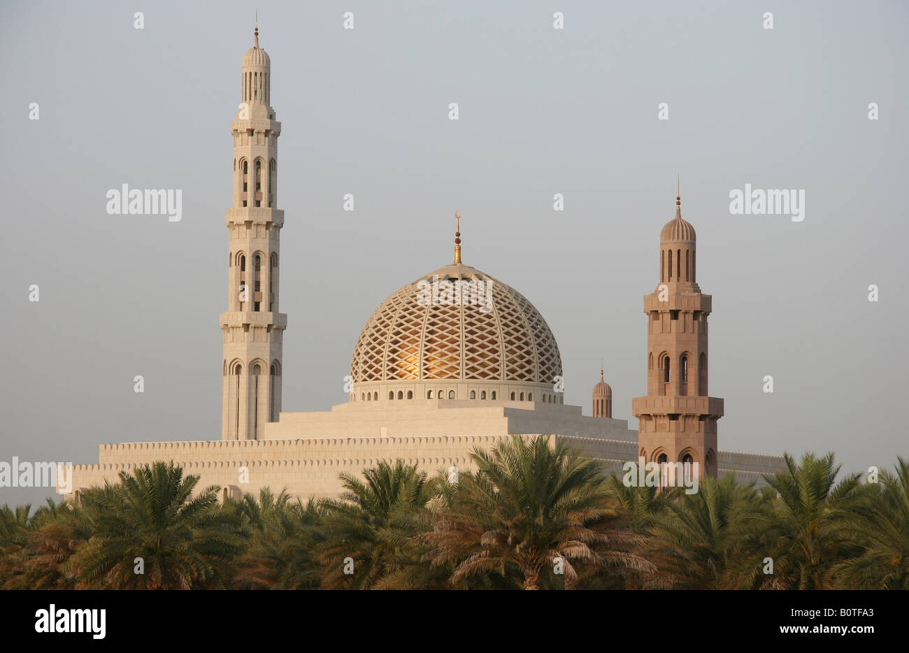 Sultan Qaboos Moschee in Maskat, Oman, Naher Osten Stockfoto