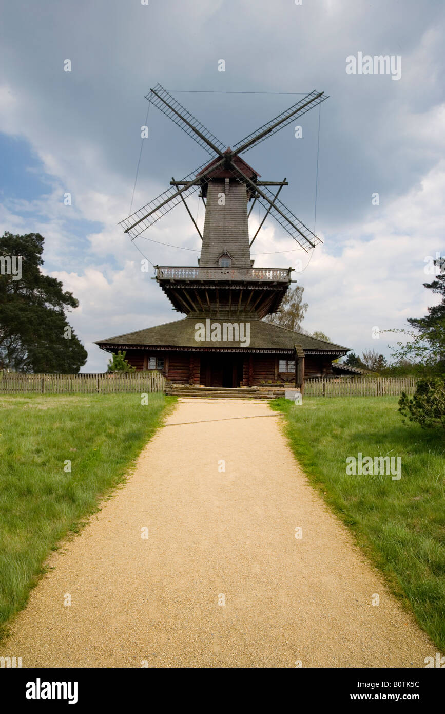 Internationales Wind- und Wassermühle Museum Gifhorn-Niedersachsen-Deutschland Stockfoto