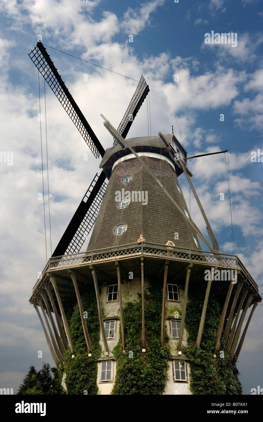 Internationales Wind- und Wassermühle Museum Gifhorn-Niedersachsen-Deutschland Stockfoto
