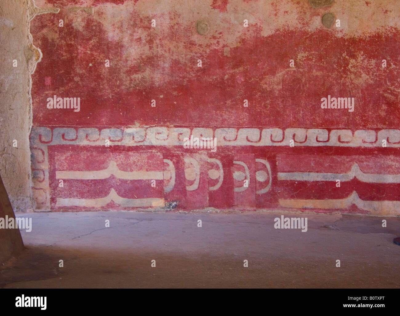 Teotihuacan-Wandbild Stockfoto