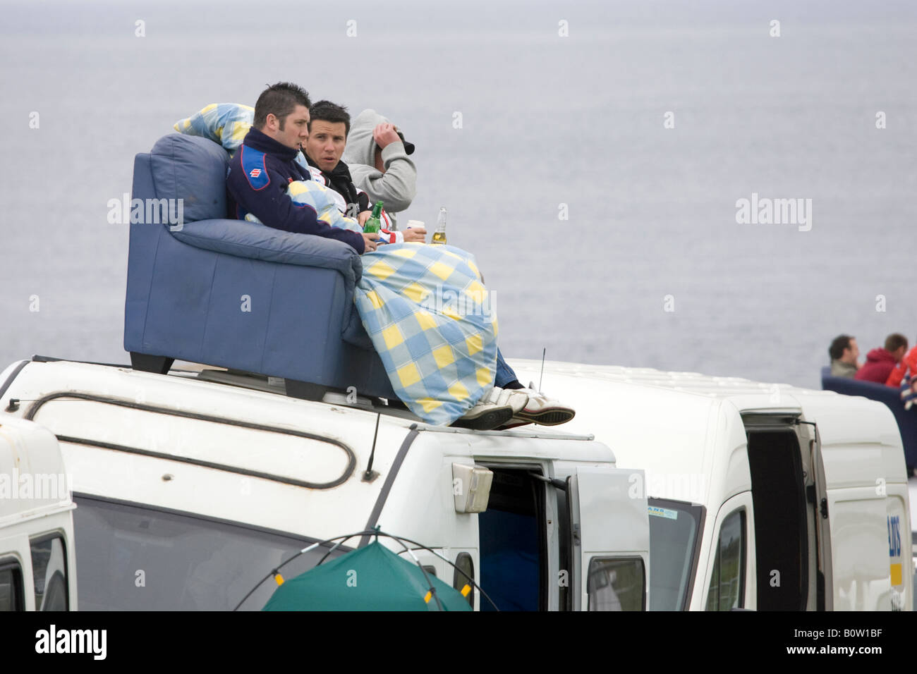 Zuschauer North West 200 Nordirland Stockfoto