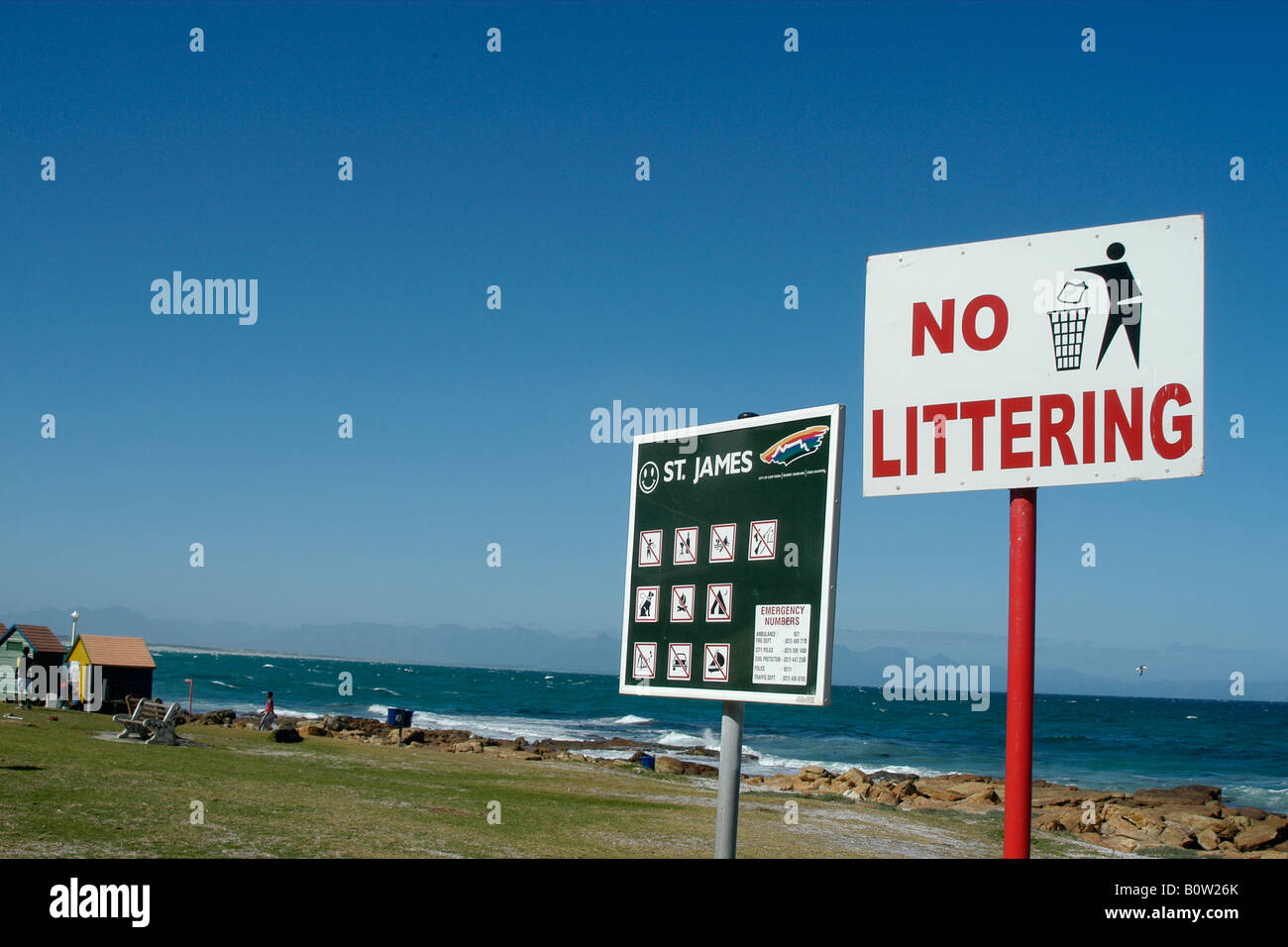 Kein Müll, kein gar nichts Stockfoto