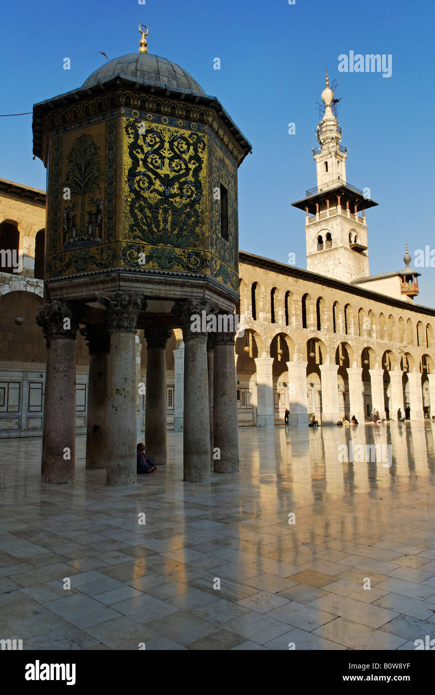 Große Moschee von Damaskus aka Omayyaden-Moschee, UNESCO-Weltkulturerbe, Damaskus, Syrien, Naher Osten Stockfoto