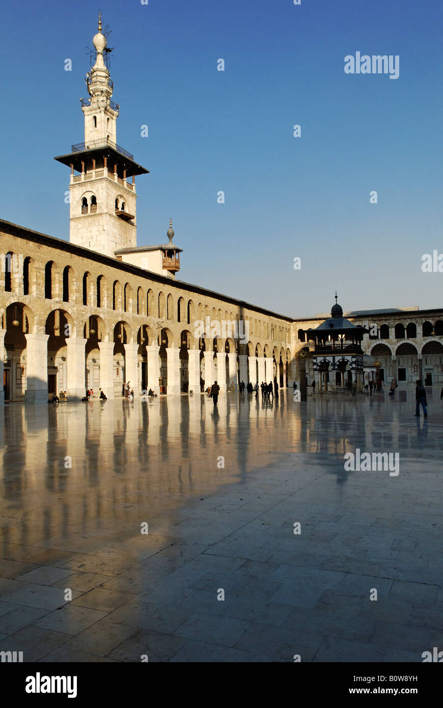 Große Moschee von Damaskus aka Omayyaden-Moschee, Damaskus, UNESCO-Weltkulturerbe, Syrien, Naher Osten Stockfoto